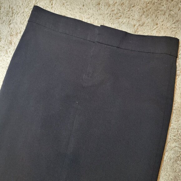 Rampage y2k Juniors 1 Black Straight Professional Business Slit Pencil Skirt - Picture 5 of 10